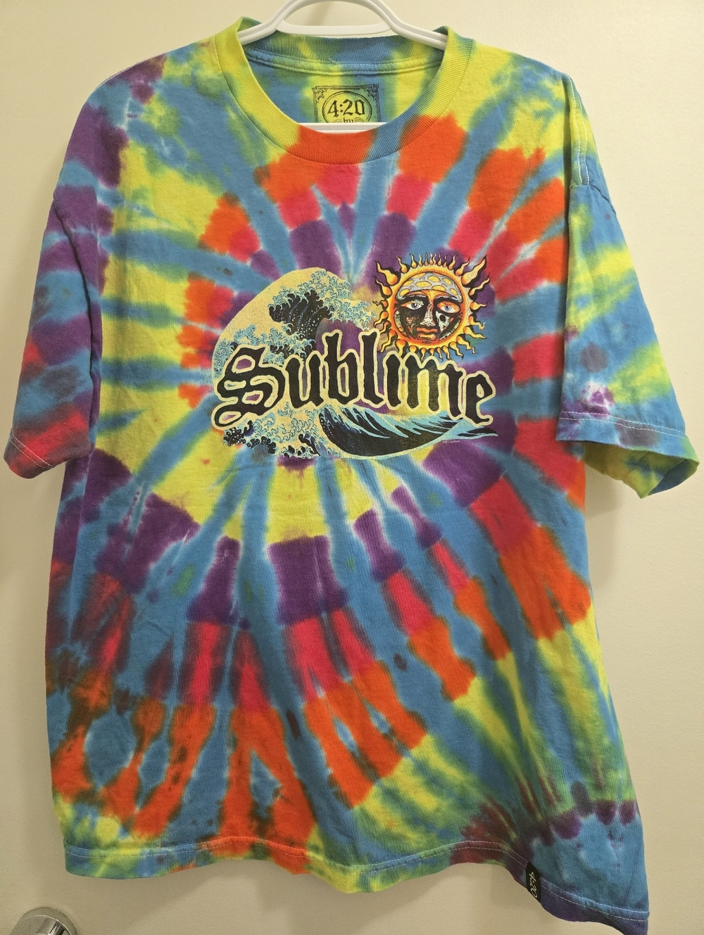 Mens Sublime Tie-Dye band  TShirt